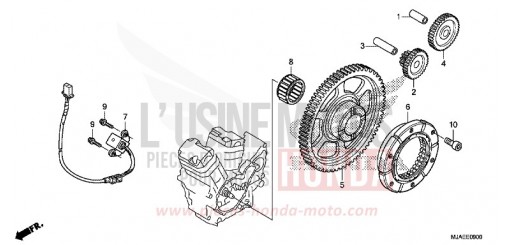 FRIZIONE DI AVVIAMENTO VT750C2SE di 2014
